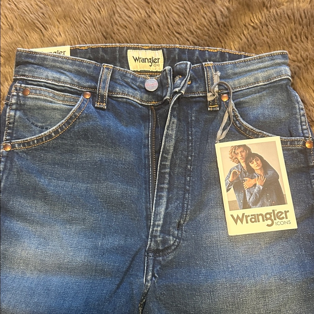 Wrangler Dark Blue Denim Jeans